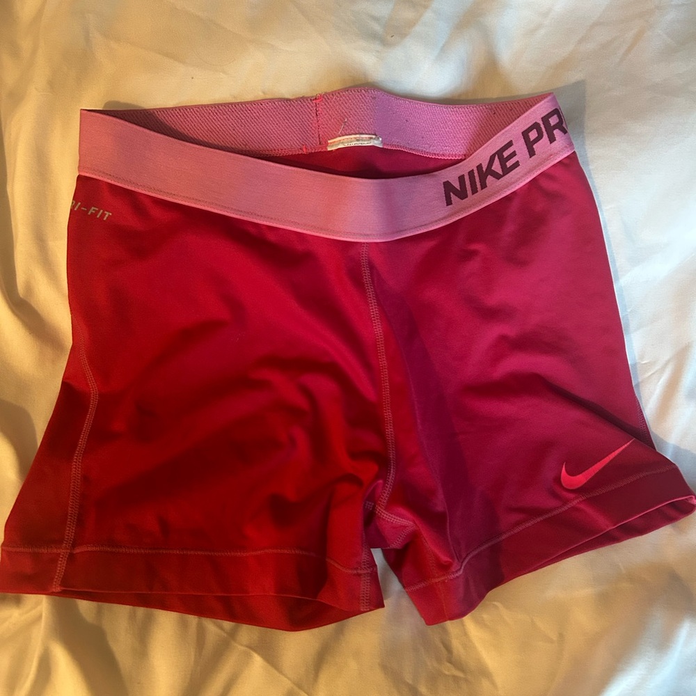 Nike Pro Women's Pink Athletic Shorts